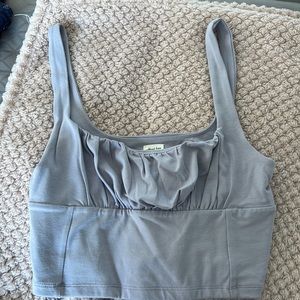 Brand New Aritzia Wilfred Free Light Purple Cropped Tank Top